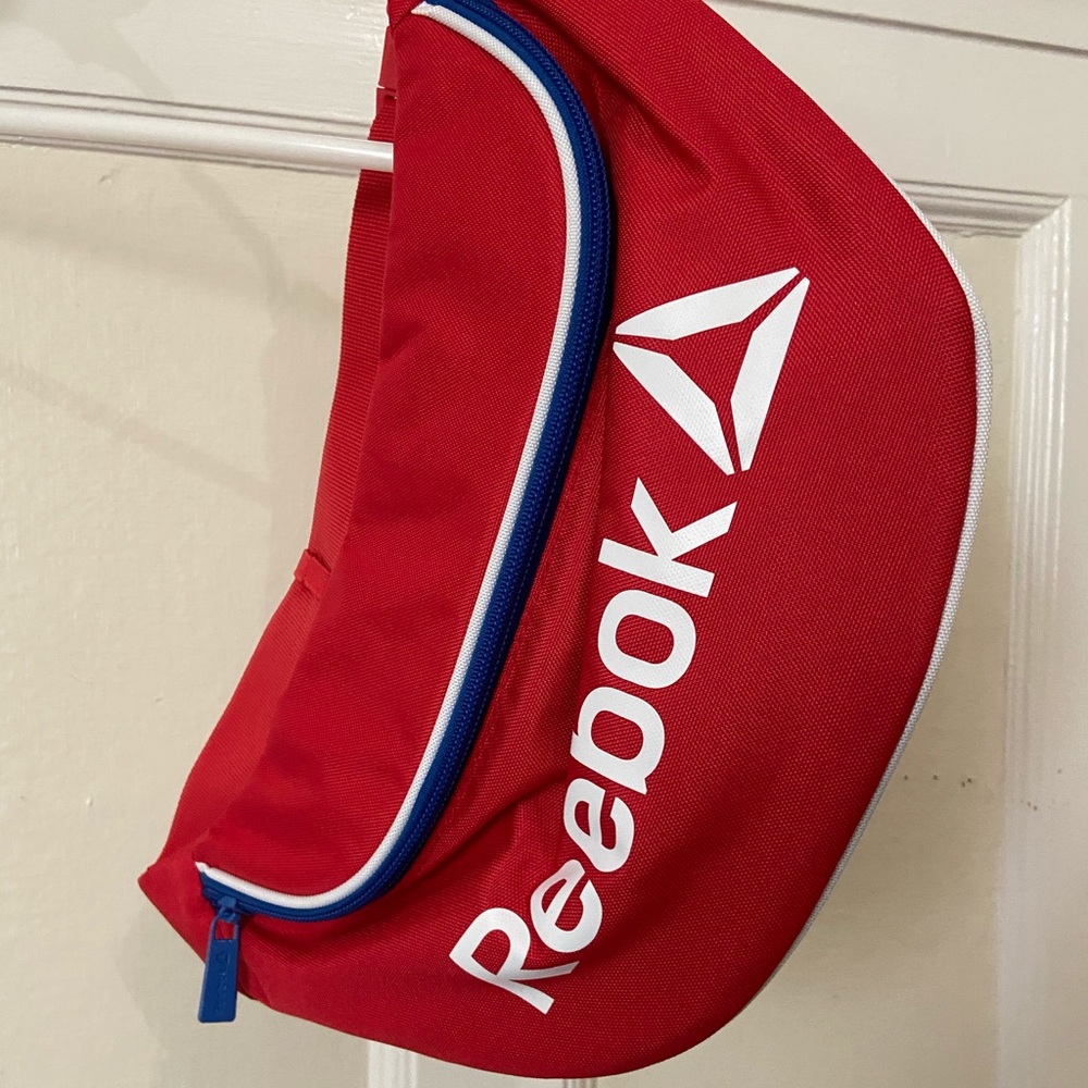 Red Reebok fanny pack